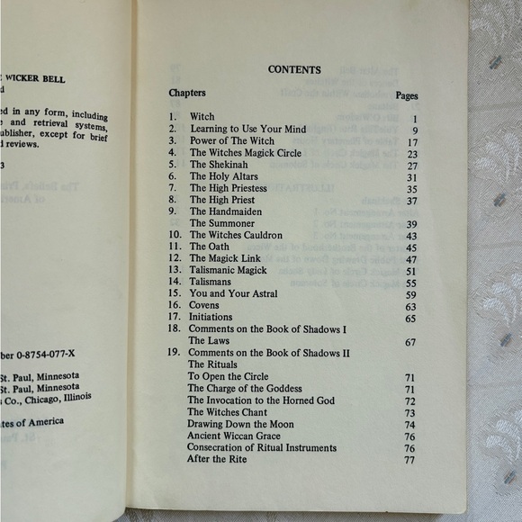 1973 Witch Lady Sheba Wicca Priestess Llewellyn Sabbat Magick Circle Spells - Picture 9 of 11